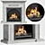 High Quality Fire Place Model 3D model small image 2