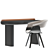 Modern Writing Desk by Miniforms 3D model small image 3