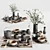 Elegant Japanese Tableware Set 20 3D model small image 1