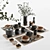 Elegant Japanese Tableware Set 20 3D model small image 2