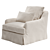 Van Duysen Armchair Zara Home 3D model small image 3