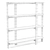 Elegant DUO Ash Wood Bookcase 3D model small image 6