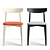 Modern Miniforms Claretta Chairs 3D model small image 2