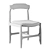 French Set 1970 Side Chairs 3D model small image 4