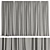 Elegant Curtain Set 2016 3D model small image 3