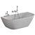 Salini Sofia Stone Bathtub 170x80 3D model small image 4