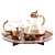 Rooibos Glass Tea Set 3D model small image 2