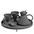 Rooibos Glass Tea Set 3D model small image 4