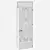 Corona Render Aluminium Door Model 3D model small image 4