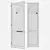 Sleek Aluminium Door Render Kit 3D model small image 4