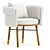 Mid-Century Modern Helen Dining Chair 3D model small image 2