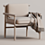 Modern Designer Ayana Chair 3D model small image 4