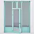 Corona Render Aluminium Door 346 3D model small image 1