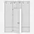 Corona Render Aluminium Door 346 3D model small image 4