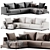 Eichholtz Burbury Lounge Sofa 3D model small image 1