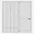 Sleek Aluminium Door Design 3D model small image 5