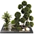 Landscaping Tree Bush Set 143 3D model small image 1