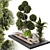 Landscaping Tree Bush Set 143 3D model small image 2