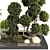 Landscaping Tree Bush Set 143 3D model small image 3