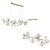 Modern Asta Chandeliers in Two Sizes 3D model small image 2