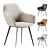 Elegant La Forma Aminy Chair 3D model small image 1