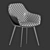 Elegant La Forma Aminy Chair 3D model small image 5