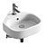 Modern Kai S Corner Basin 3D model small image 2