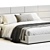 Modern Contemporary RH Modena Bed 3D model small image 2