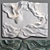 Modern Metal Wall Sculpture 3D model small image 1