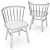 Modern Shaker Style Dining Set 3D model small image 6