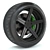 D2 Forged Rim Michelin Tire 3D model small image 1