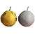 4 Realistic Pears Set, 3D 3D model small image 4