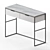 Nord Vanity Table in White 3D model small image 3