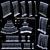 3-Piece Cascade Waterfall Fountains 3D model small image 1