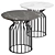 Modern Bomber Side Table 3D model small image 2