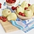 Fruitful Pears & Cherries Decorroupe 3D model small image 5