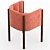 Baia Fabric Armchair by Bross 3D model small image 3