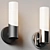 Modern Opal Glass Vanity Sconce 3D model small image 5