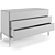 Modern Molteni 606 Chest 120cm 3D model small image 7