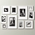 Versatile Picture Frames Set Kit 3D model small image 8