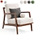 Stylish Verity Lounge Chair 2015 3D model small image 1