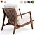 Stylish Verity Lounge Chair 2015 3D model small image 2