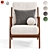 Stylish Verity Lounge Chair 2015 3D model small image 3