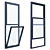 Sleek Modern Windows Upgrade 3D model small image 2