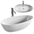 Antoniolupi Oval Bath, Matte White 3D model small image 1