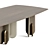 Laura Meroni Talento Square Dining Table - Precision Crafted & Seamless 3D model small image 5