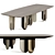 Laura Meroni Talento Square Dining Table - Precision Crafted & Seamless 3D model small image 8