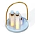 Elegant Trinitas Portable Lamp 3D model small image 3