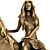 Elegant Lady on Horse 3D Model 3D model small image 7