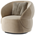 Sleek CPIL Armchair 3D Model 3D model small image 3